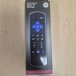 GE Roku TV Replacement Remote. 