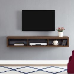Wooden Floating Console Table