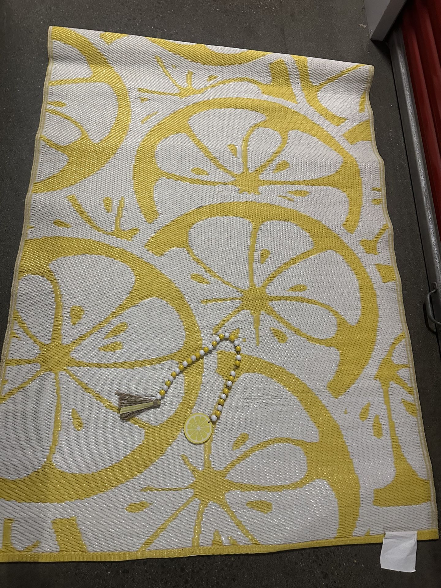 Lemon Patio Mat / Porch Decor 🍋
