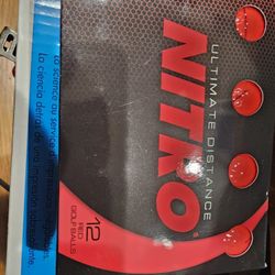 Golf Balls Ultimate Distance 12 pack Nitro Red New In Box 