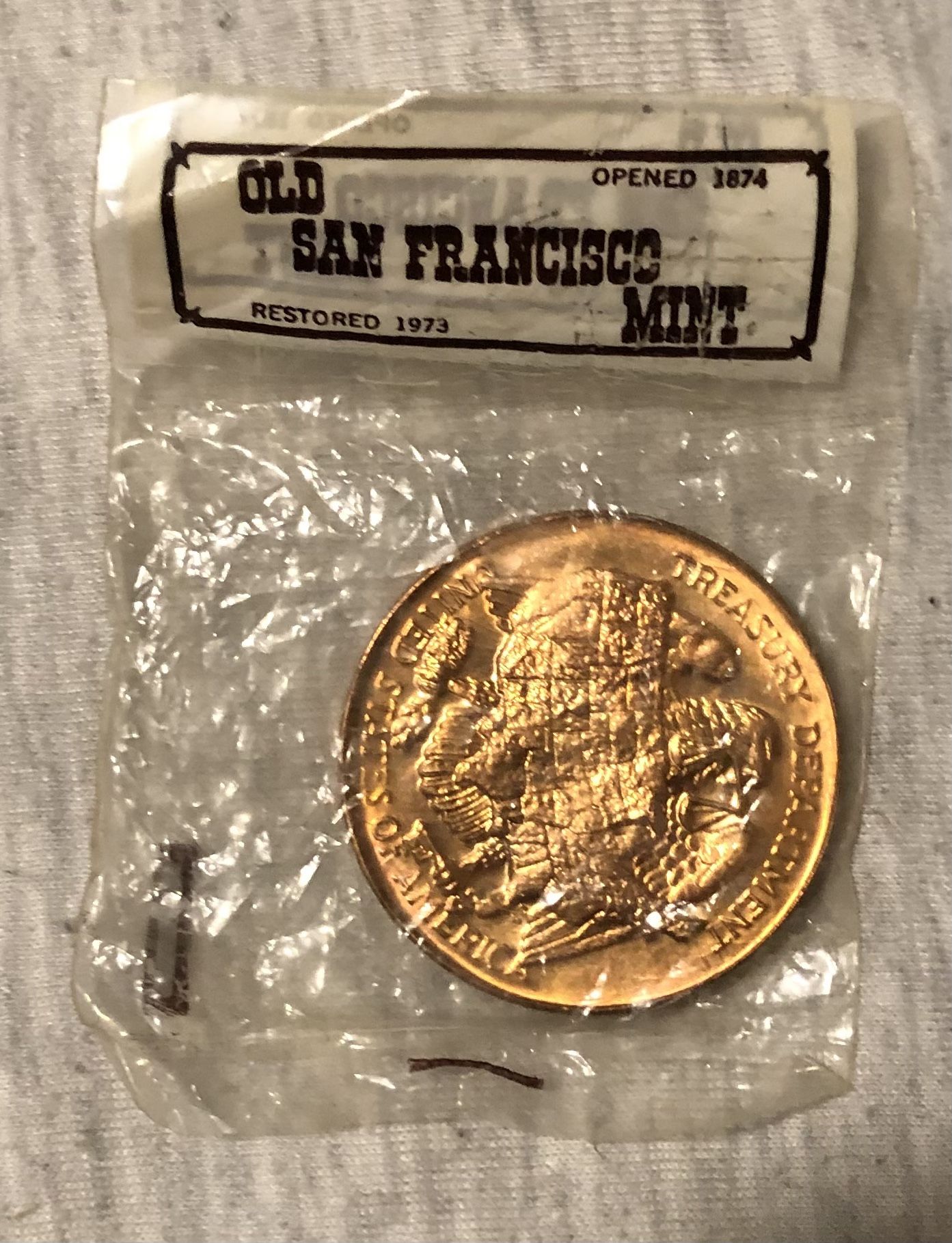 Old San Francisco Mint Medal - Collector’s Medal/Coin