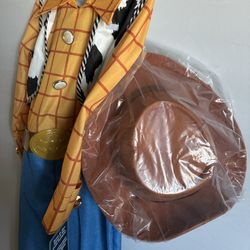 Woody Cowboy Costume Size 7/8 With Accessories