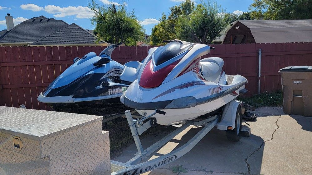 Waverunners & Trailer For Sale