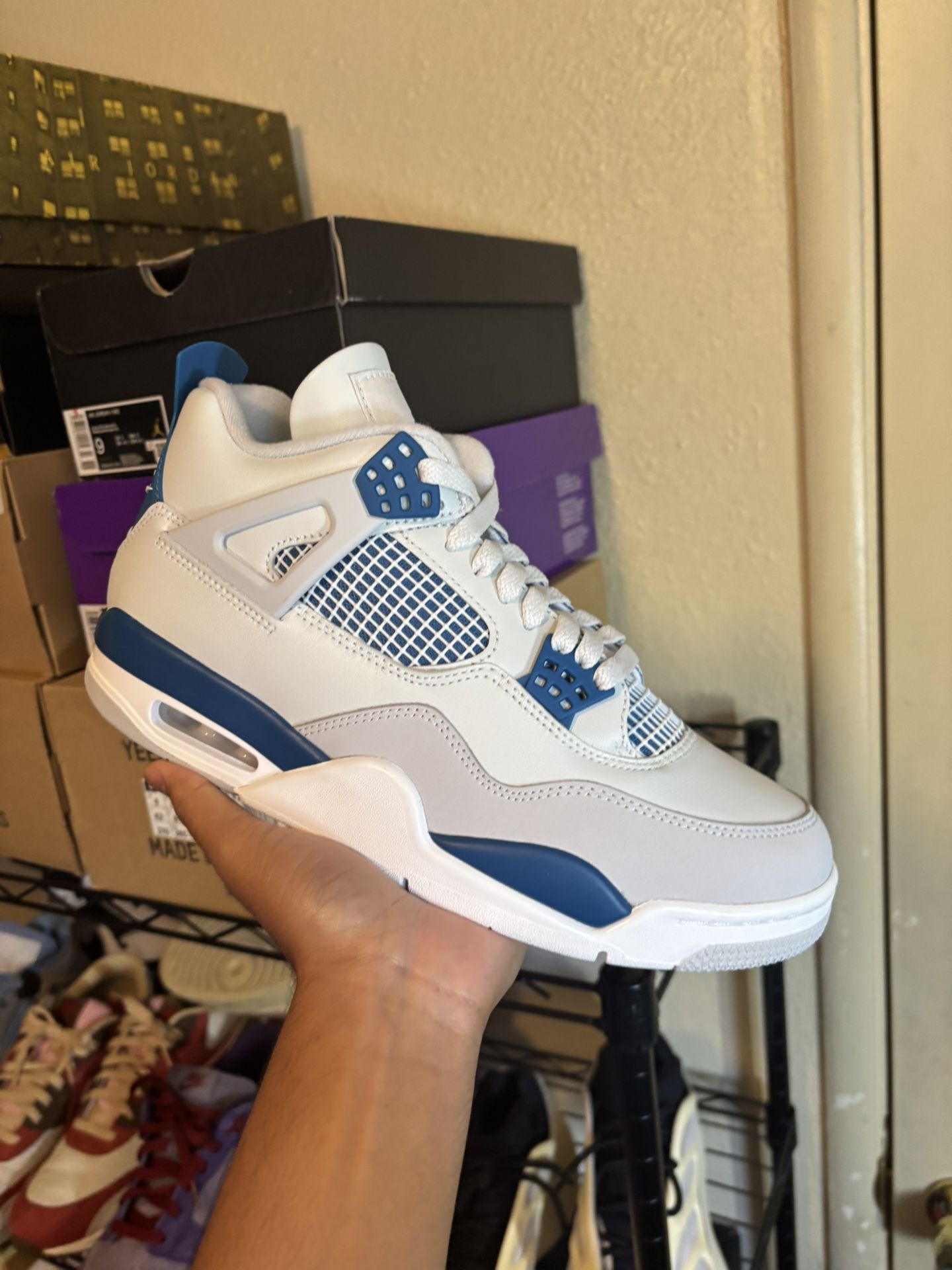 Jordan 4 Military blue
