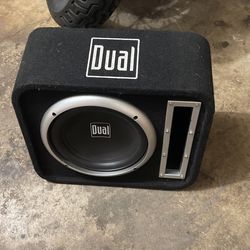10” Dual Speaker On A Dual Box