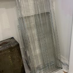 Metal Shelving With Posts 