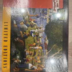 The Simpsons "Sunday Afternoon on the River Near the Plant" 1000 Piece Jigsaw Puzzle.