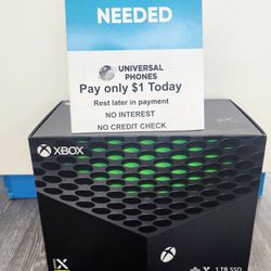 MICROSOFT XBOX SERIES X 1TB GAMING CONSOLE NEW IN BOX $1 DOWN TODAY REST IN PAYMENTS.NO CREDIT CHECK 