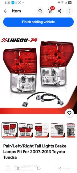 Toyota tundra tail lights