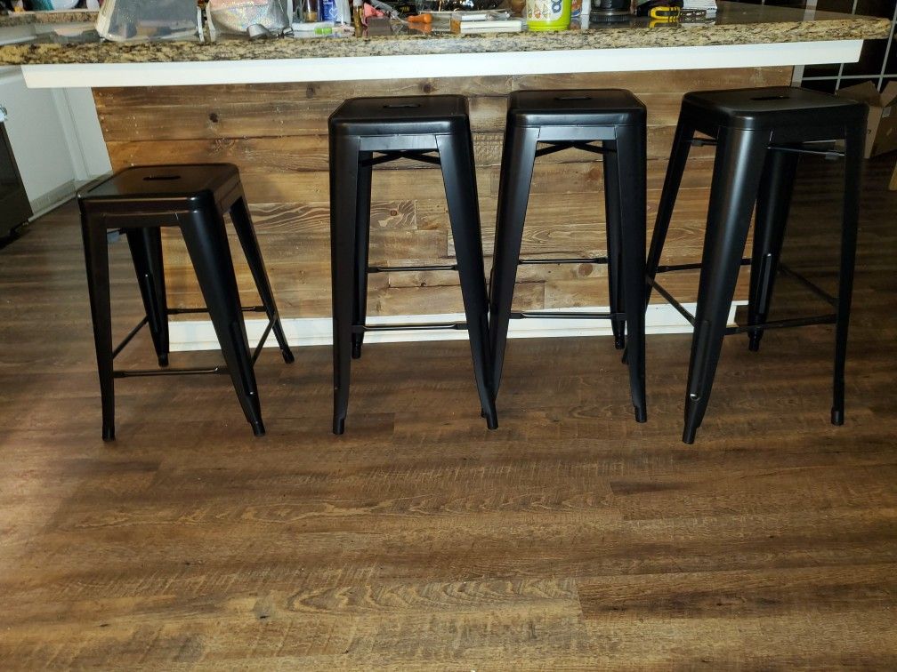 30" height bar stools (set of 4)