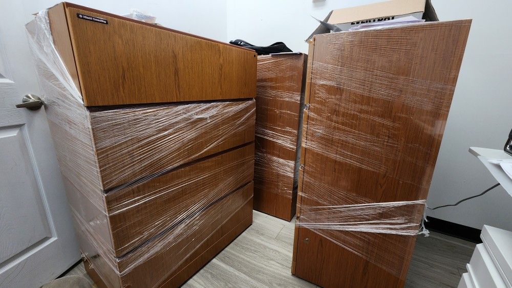 Office Filing Cabinets - Commercial Grade, 3 Qty