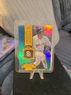 Tony Gwynn topps chasing history  gold foil baseball card