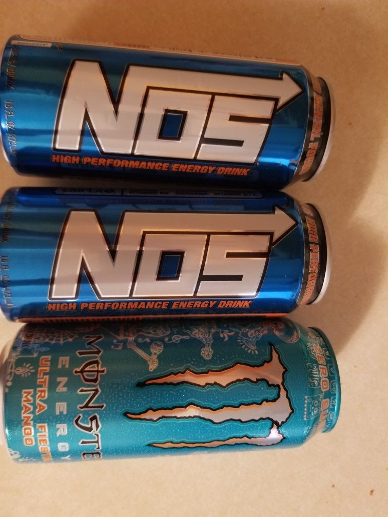 3 Energy drinks
