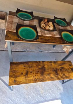 Table And 2 Benches