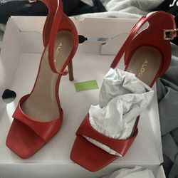 ALDO Orange Heels