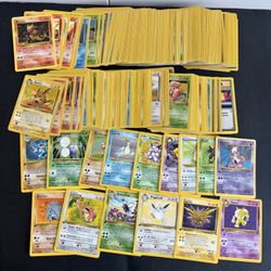 Vintage Pokemon Cards 300+ Cards With Rare Holos & 1st Edition’s
