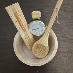 $25  4 Pcs Sauna Accessories Set