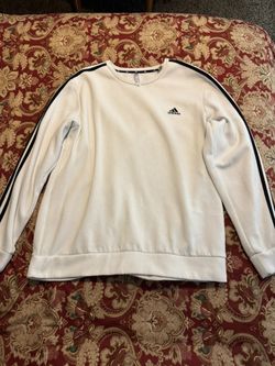 Men’s Adidas Crew Neck Sweatshirt White Size XL