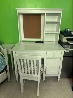 Desk with chair