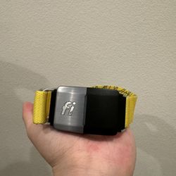 Fi Series 2 Smart Dog Collar - GPS Tracker & Activity Monitor - Small Yellow Dog Collar