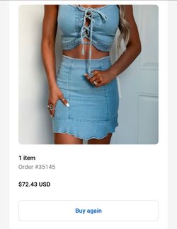 Cowgirl denim set