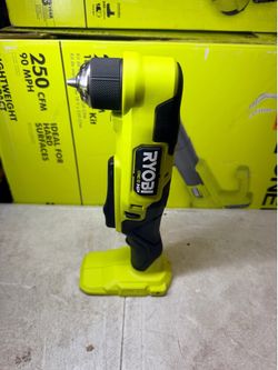 RYOBI ONE+ HP 18V Brushless Cordless Compact 3/8 in. Right Angle Drill NEW $75