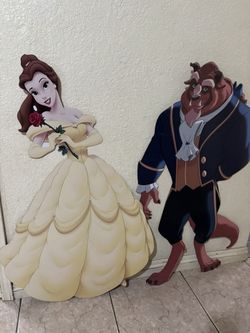Beauty And Beast Birthday Cutouts