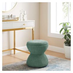 Green ottoman chair