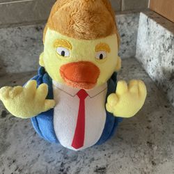 NEW - Plush Donald Trump Duck - Yuuuuge! For Keep, Bath, Play, Work 