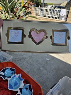 New In Box 3 Piece Frame Set Wedding Favors