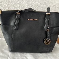 Michael Kors, Shoulder Bag, Signature Mk Black