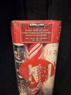 Christmas Gift Wrapping Double Sided  Paper 3 Pack