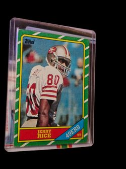 Vintage topps Jerry Rice 49ers
