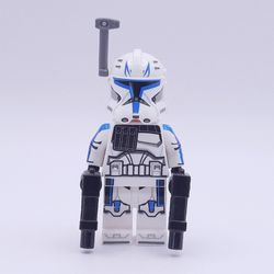 Lego Star Wars Phase 2 Captain Rex Minifigure. NO CLOTH! From Venator 7536