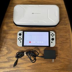 Nintendo Switch OLED version Video game console system White joycons joy con Newest Screen model cons