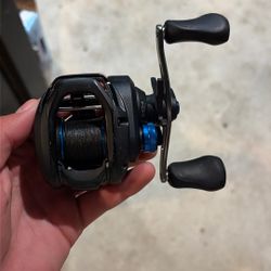 Shimano Slx 150 baitcaster paired with a Daiwa Procaster 80 length 7’3 Line 10-20 Lbs and lure 1/4-1oz SECT 1pc