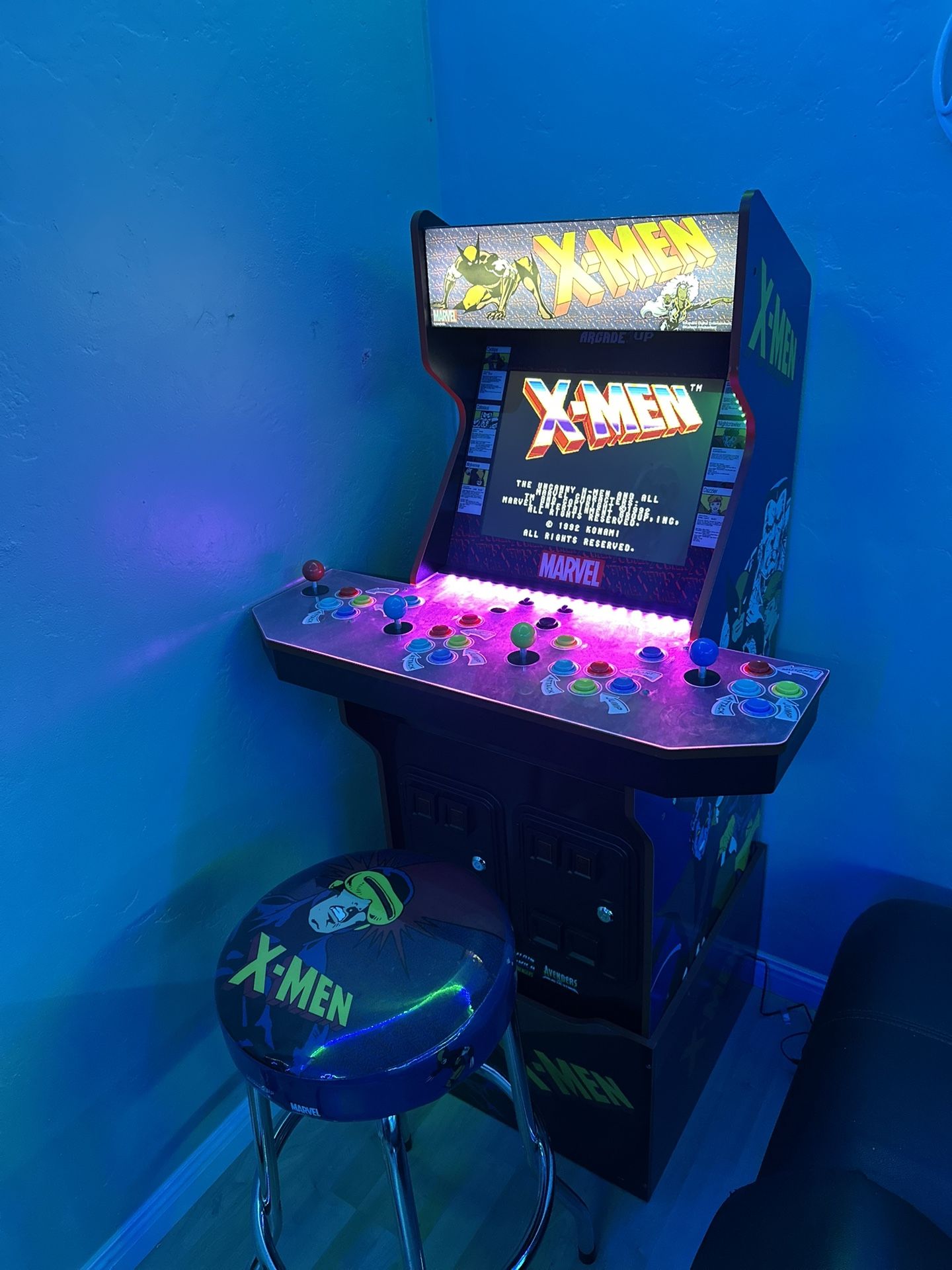 X-men Arcade 1up 4 Player