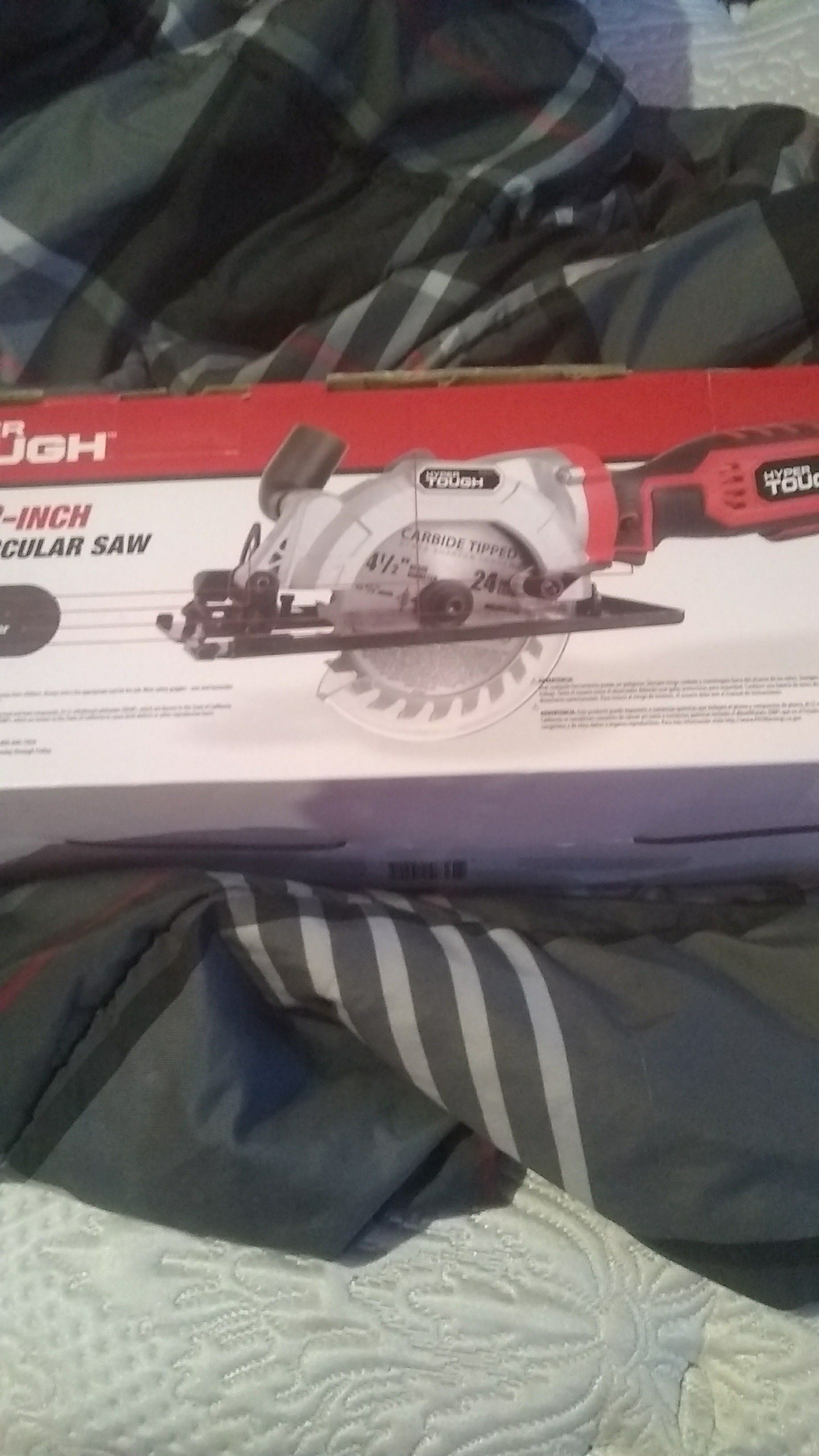 Hyper tough 4-1/2 inch mini circular saw