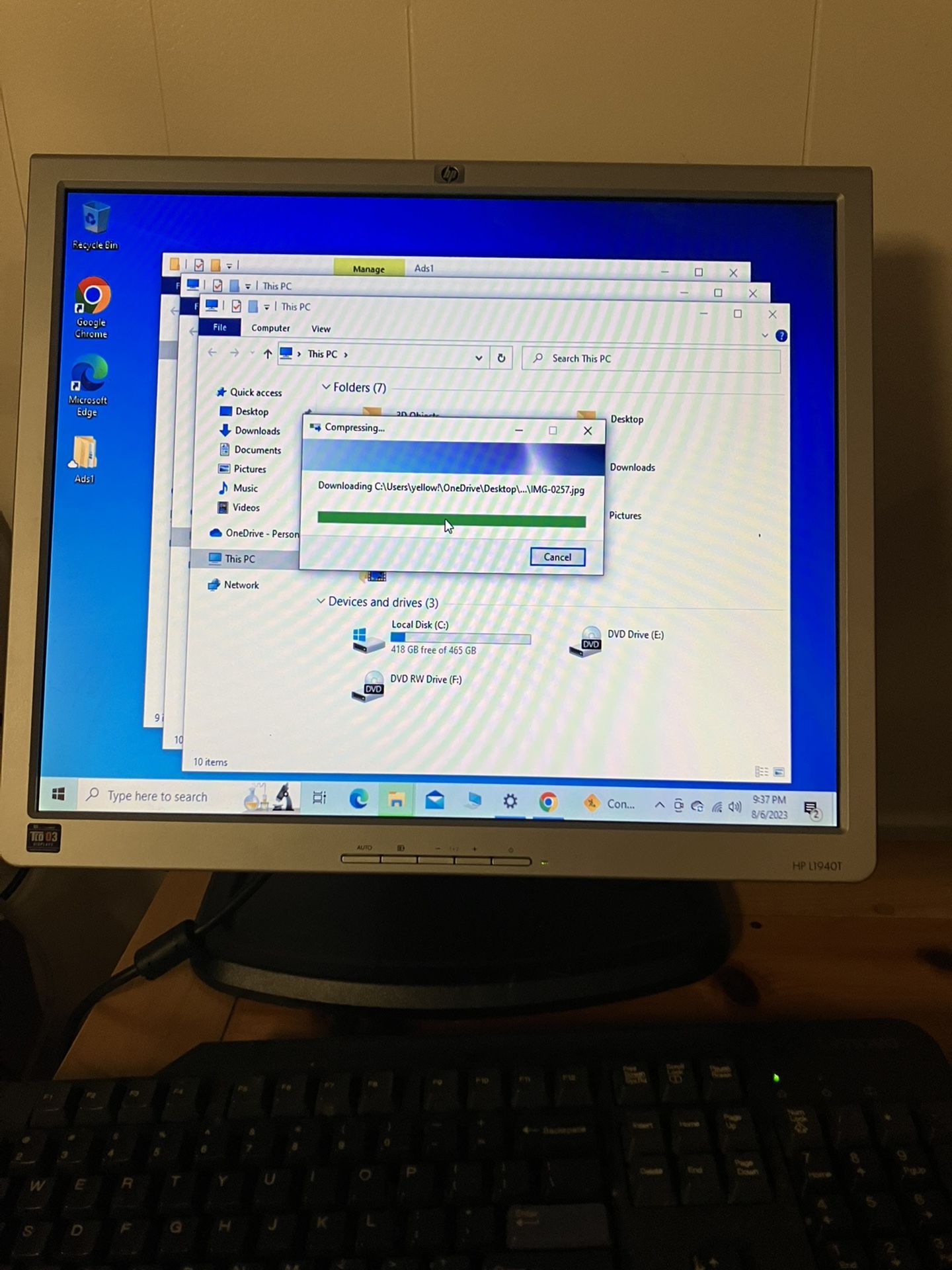 Dell Desktop I7