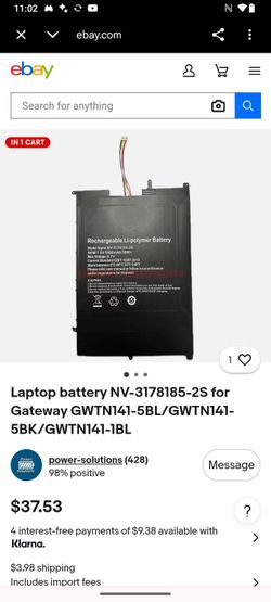 Laptop Rechargeable Li-polymer Battery NV-(contact info removed)-2S