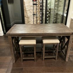 Kitchen Island With Breakfast Bar And Stools