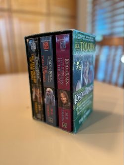 JRR Tolkien Lord of Rings Book Set