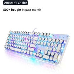 Typewriter Style Mechanical Gaming Keyboard
