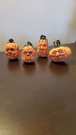 The Gourdy Family hanging ornaments.