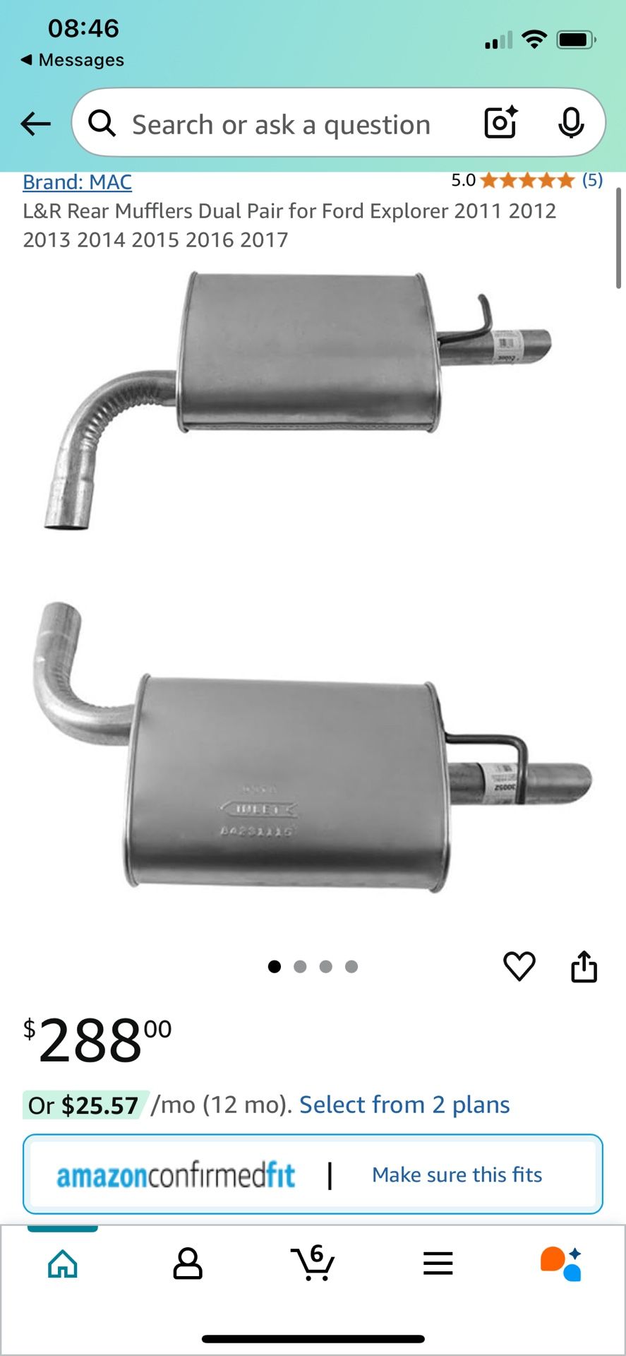 Ford L&R Rear Mufflers