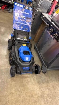 Kobalt self propelled mower battery and charger included