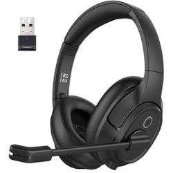 EKSA Telecom H6 Bluetooth Headsets with Microphone & USB Dongle,