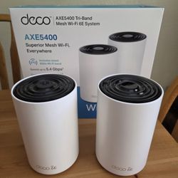 TP-Link Deco XE75 AXE5400 Tri-Band WiFi 6E Mesh System