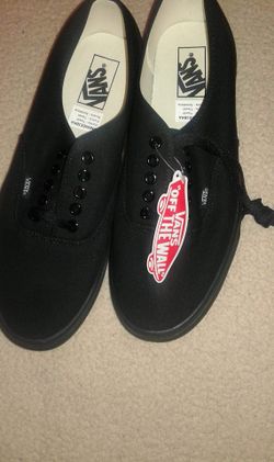 Brand new all black vans