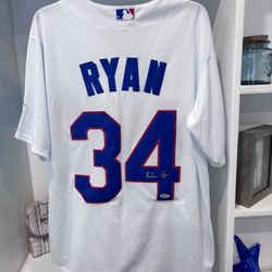 Nolan Ryan Signed Jersey With COA